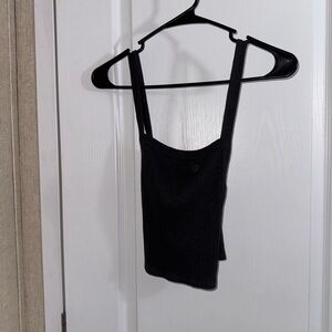 American Eagle Outfitters Gray Ribbed Top